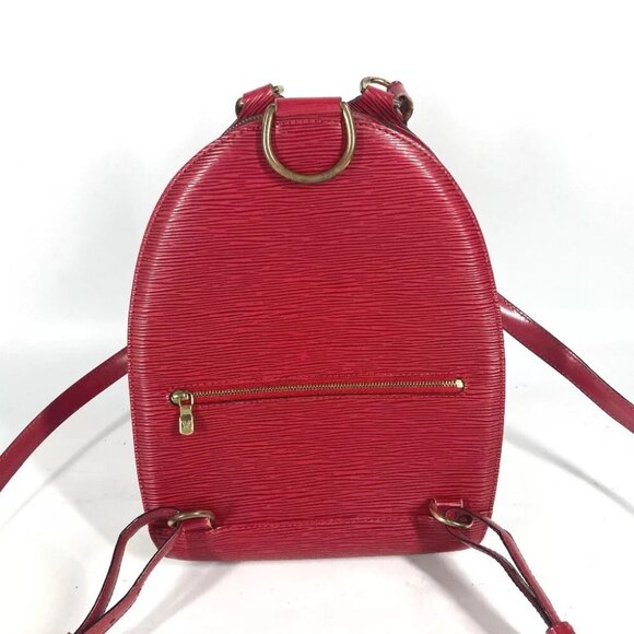 LOUIS VUITTON M52237 Epi Mabillon bag Backpack Epi Leather Castilian Red - Picture 3 of 15